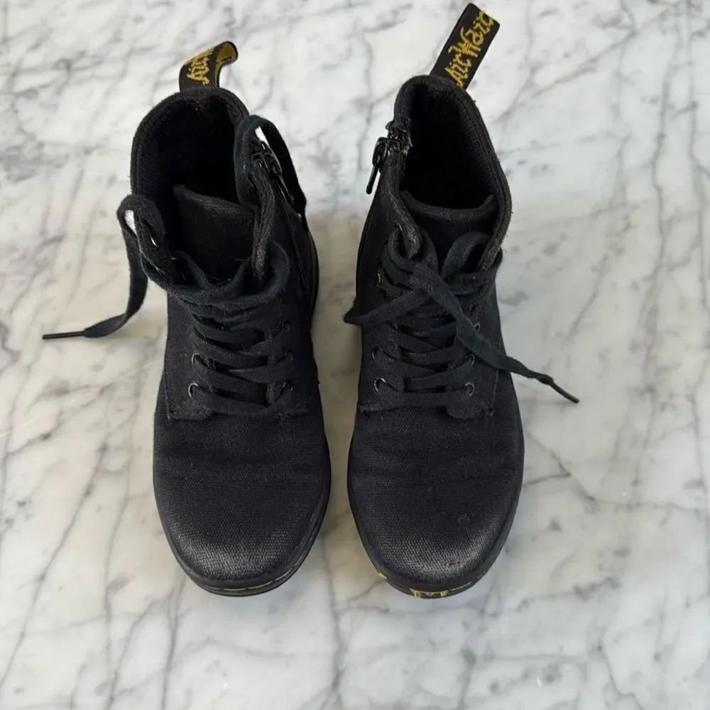 Dr Martens Canvas Casual Boot Sz 11 Toddler Side Zip